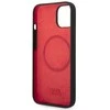 Dėklas Karl Lagerfeld Hardcase Plaque Magsafe KLHMP14MSLMP1K galinis dangtelis, Apple, iPhone 14 Plus, silikonas, Juodas, 6,7 "