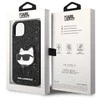 Karl Lagerfeld KLHCP14MG2CPK Apple iPhone 14 Plus / 15 Plus 6,7″ juodos spalvos kietas dėklas Glitter Choupette Pa