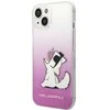 Karl Lagerfeld KLHCP14MCFNRCPI Apple iPhone 14 Plus / 15 Plus 6,7″ kietas dėklas rožinės spalvos Choupette Fun