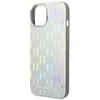 Dėklas Karl Lagerfeld KLHCP14MLGMMSV3 iPhone 14 Plus 6,7" hardcase sidabrinė/sidabrinis Monogram Iridescent
