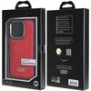 Apple iPhone 14 Pro Audi Synthetic odinis dėklas MagSafe (AU-TPUPCMIP14P-GT/D3-RD) raudonos spalvos