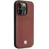 Apple iPhone 14 Pro BMW odinis dėklas Diamond Pattern (BMHCP14L22RFGR) burgundy