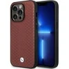Apple iPhone 14 Pro BMW odinis dėklas Diamond Pattern (BMHCP14L22RFGR) burgundy