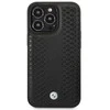Dėklas BMW BMHCP14L22RFGK Apple iPhone 14 Pro 6.1″ juodos spalvos Leather Diamond Pattern