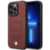 Apple iPhone 14 Pro BMW odinis dėklas Seats Pattern MagSafe MagSafe (BMHMP14L22RPSR) burgundy