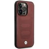 Apple iPhone 14 Pro BMW odinis dėklas Seats Pattern MagSafe MagSafe (BMHMP14L22RPSR) burgundy
