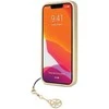 Guess GUHCP14LGF4GGR Apple iPhone 14 Pro 6,1″ pilkas kietas dėklas 4G Charms Collection