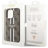 Guess GUHMP14LP4RPSW Apple iPhone 14 Pro 6.1″ rudos spalvos kietas dėklas 4G Printed Stripes MagSafe