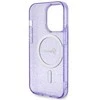 Apple iPhone 14 Pro Guess dėklas Glitter Gold MagSafe (GUHMP14LHCMCGU) violetinės spalvos
