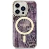 Dėklas GUESS GUHMP14LHLEOPWP IPHONE 14 PRO 6.1 "Rožinis/Rožinis HARDCASE LEOPARD MAGSAFE