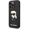 Karl Lagerfeld dėklas, skirtas iPhone 14 Pro 6,1 KLHMP14LSNIKBCK juodos spalvos kietas dėklas , skirtas Silikoninis Ikonik Magsafe