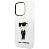 Apple iPhone 14 Pro Karl Lagerfeld dėklas IML NFT Ikonik (KLHCP14LHNIKTCT) skaidrus