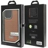Apple iPhone 14 Pro Max Audi Synthetic odinis dėklas MagSafe (AU-TPUPCMIP14PM-GT/D3-BN) rudos spalvos