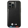 Apple iPhone 14 Pro Max BMW odinis dėklas Stamp Tricolor MagSafe (BMHMP14X22PTDK) juodos spalvos