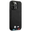 Apple iPhone 14 Pro Max BMW odinis dėklas Stamp Tricolor MagSafe (BMHMP14X22PTDK) juodos spalvos