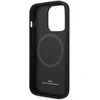 Apple iPhone 14 Pro Max BMW odinis dėklas Diamond Pattern MagSafe MagSafe (BMHMP14X22RFGK) juodos spalvos