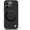 Dėklas BMW BMHMP14XSILBK2 Apple iPhone 14 Pro Max 6.7″ juodos spalvos Signature Liquid Silicone MagSafe