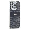 Apple iPhone 14 Pro Max DKNY dėklas IML Mono & Stripe MagSafe (DKHMP14XHRHSEK) juodos spalvos