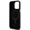 Apple iPhone 14 Pro Max DKNY dėklas Liquid Silicone Small Metal Logo MagSafe (DKHMP14XSMCHLK) juodos spalvos