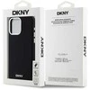 Apple iPhone 14 Pro Max DKNY dėklas Liquid Silicone Small Metal Logo MagSafe (DKHMP14XSMCHLK) juodos spalvos