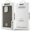 Apple iPhone 14 Pro Max DKNY odinis dėklas Pattern Metal Logo MagSafe (DKHMP14XPSHRPSW) rudos spalvos