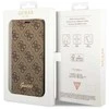 Dėklas Guess GUBKP14XHG4SHW Apple iPhone 14 Pro Max 6,7" ruda book 4G Vintage Gold Logo