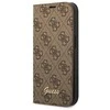 Dėklas Guess GUBKP14XHG4SHW Apple iPhone 14 Pro Max 6,7" ruda book 4G Vintage Gold Logo