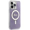 Apple iPhone 14 Pro Max Guess dėklas 4G MagSafe (GUHMP14XH4STU) violetinės spalvos