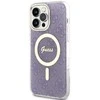 Apple iPhone 14 Pro Max Guess dėklas 4G MagSafe (GUHMP14XH4STU) violetinės spalvos