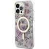 Apple iPhone 14 Pro Max Guess dėklas Flower MagSafe (GUHMP14XHCFWST) skaidrus