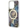 Dėklas GUESS GUHMP14XHLEOPWB IPHONE 14 PRO MAX 6.7 "Mėlynas/Mėlynas HARDCASE LEOPARD MAGSAFE
