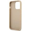 Guess GUHCP14XPSATLE Apple iPhone 14 Pro Max 6,7″ beige kietas dėklas SaffianoTriangle Logo