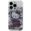 Apple iPhone 14 Pro Max Hello Kitty dėklas IML Kitty On Bricks Graffiti (HKHCP14XHDGPHT) baltos spalvos