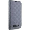 Karl Lagerfeld KLBKP14XSAKLHPG Apple iPhone 14 Pro Max 6.7″ bookdėklas sidabrinis Saffiano Monogram