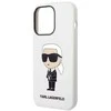 Karl Lagerfeld dėklas, skirtas iPhone 14 Pro Max 6,7 KLHCP14XSNIKBCH baltos spalvos kietas dėklas , skirtas Silikoninis Ikonik