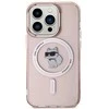 Apple iPhone 14 Pro Max Karl Lagerfeld dėklas IML Choupette MagSafe (KLHMP14XHFCCNOP) rožinės spalvos