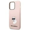 Dėklas Karl Lagerfeld KLHCP14XSNCHBCP IPHONE 14 PRO MAX 6.7 "HARDCASE Rožinis/Rožinis SILICONE CHUPETTE