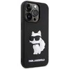 Apple iPhone 14 Pro Max Karl Lagerfeld dėklas Rubber Choupette 3D (KLHCP14X3DRKHNK) juodos spalvos