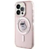 Apple iPhone 14 Pro Max Karl Lagerfeld dėklas IML Choupette MagSafe (KLHMP14XHFCCNOP) rožinės spalvos