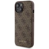 Dėklas Rinkinys Guess GUBPM5P15S4GEMGW Apple iPhone15 6.1″ hardcase + Powerbank 5000mAh MagSafe rudos spalvos 4G Metal Logo