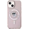 Karl Lagerfeld KLHMP15SHFCCNOP Apple iPhone 15/ 14 / 13 6.1″ rožinės spalvos kietas dėklas IML Choupette MagSafe