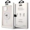 Karl Lagerfeld KLHMP15SHFCCNOP Apple iPhone 15/ 14 / 13 6.1″ rožinės spalvos kietas dėklas IML Choupette MagSafe