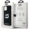 Karl Lagerfeld KLHMP15MSCHPPLK Apple iPhone 15 Plus / 14 Plus 6.7″ juodos spalvos kietas dėklas Silicone Choupette