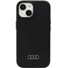 Apple iPhone 15 Plus Audi silikoninis dėklas (AU-LSRIP15M-Q3/D1-BK) juodos spalvos