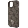 Apple iPhone 15 Plus Guess dėklas Crossbody 4G Metal Logo (GUHCP15MP4TDSCPW) rudos spalvos