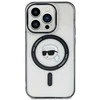 Apple iPhone 15 Plus Karl Lagerfeld dėklas IML Karl`s Head MagSafe (KLHMP15MHKHNOTK) skaidrus