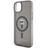 Apple iPhone 15 Plus Karl Lagerfeld dėklas IML Ikonik MagSafe (KLHMP15MHFCKNOK) juodos spalvos