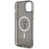 Apple iPhone 15 Plus Karl Lagerfeld dėklas IML Ikonik MagSafe (KLHMP15MHFCKNOK) juodos spalvos