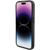 Dėklas BMW BMHCP15L22RDPK Apple iPhone 15 Pro 6.1″ juodos spalvos kietas dėklas Leather Textured & Stripe