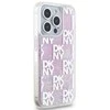 Apple iPhone 15 Pro DKNY dėklas Liquid Glitter Multilogo (DKHCP15LLCPEPP) rožinės spalvos